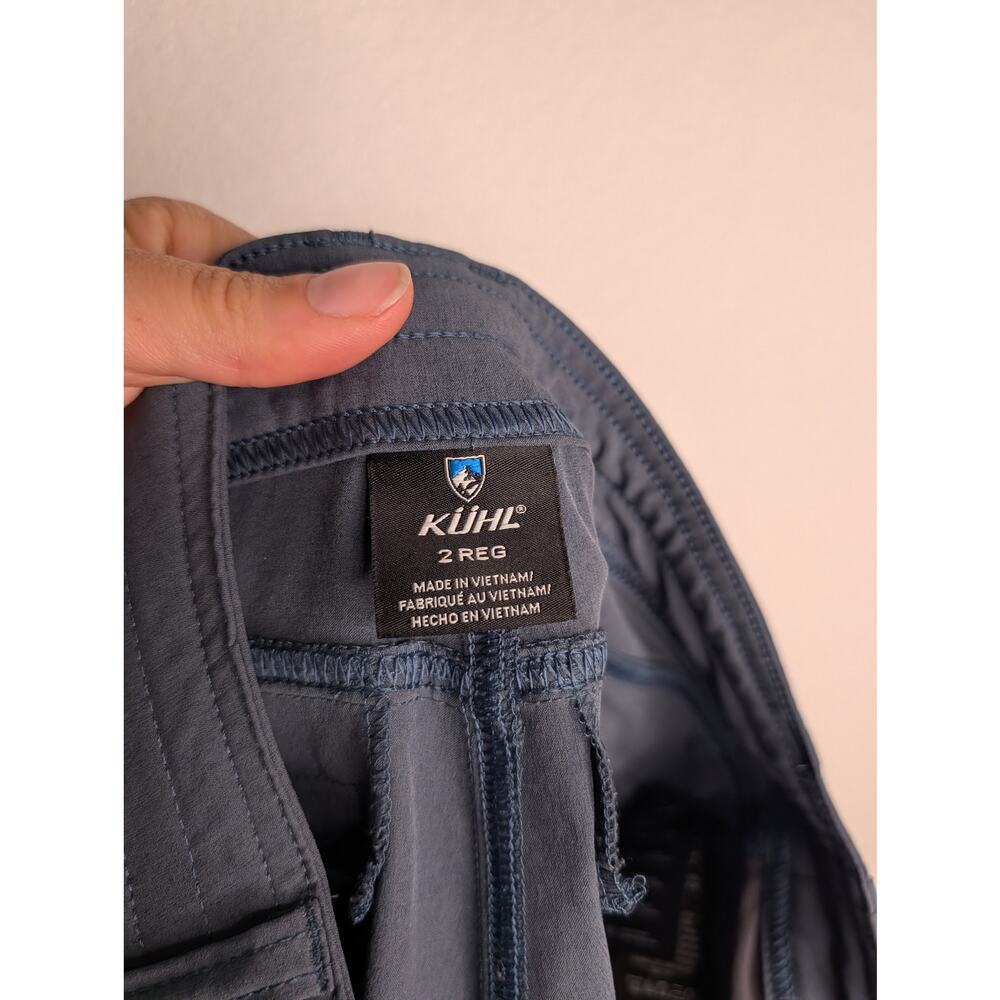 Kuhl Women's Straight Leg Hiking Pants Navy Adjustable 2R Active Hiking Gorpcore - Picture 7 of 8